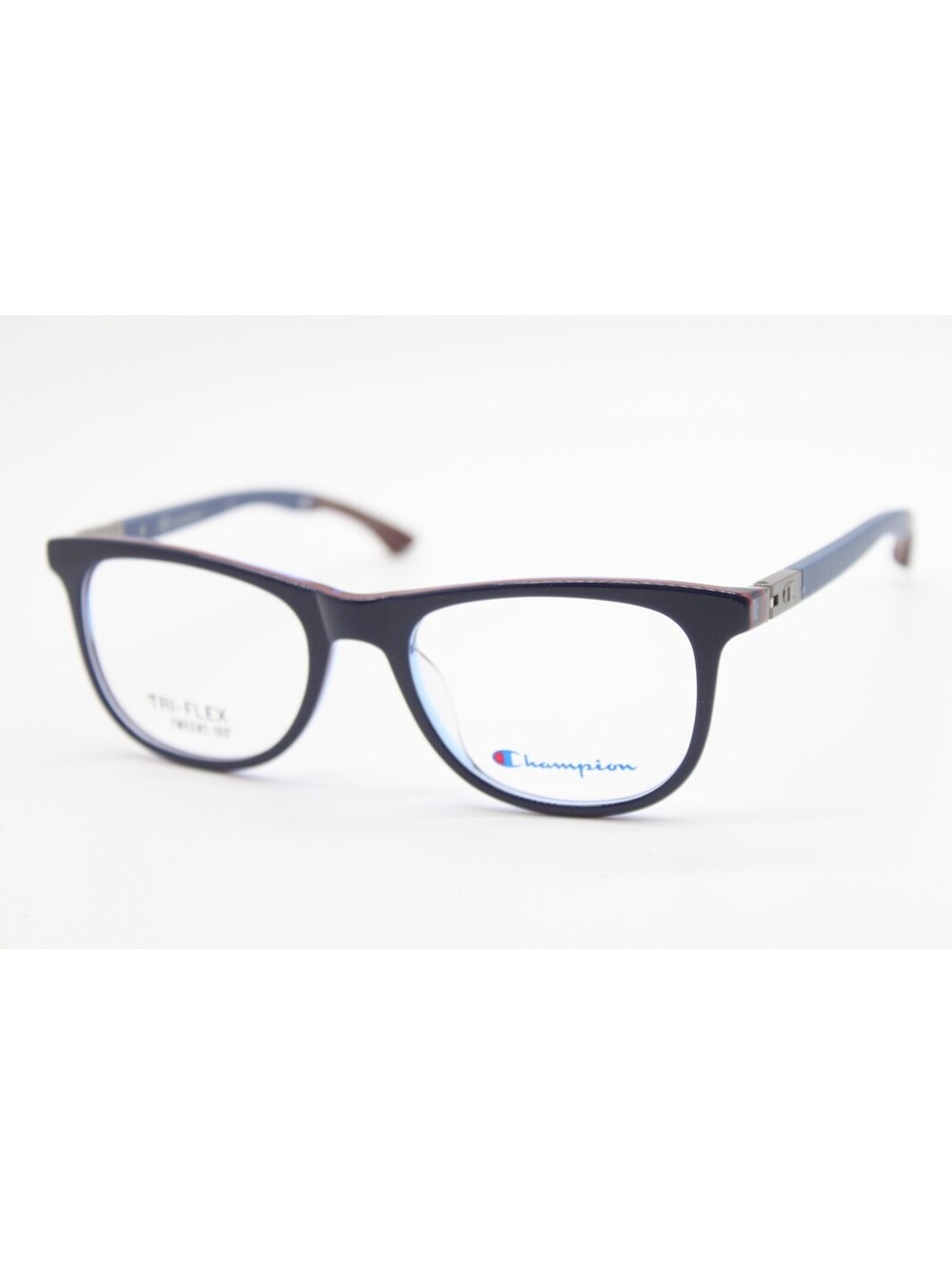 NEW CHAMPION CU3RING C03 DARK BLUE RED AUTHENTIC EYEGLASSES 50-18